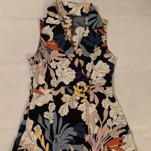 Flower skirt romper